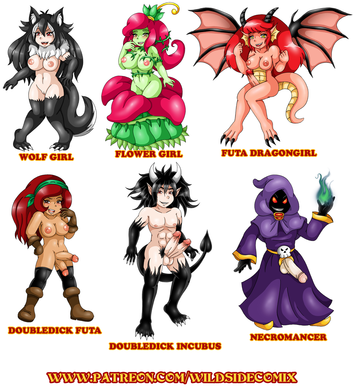 monstergirl characters